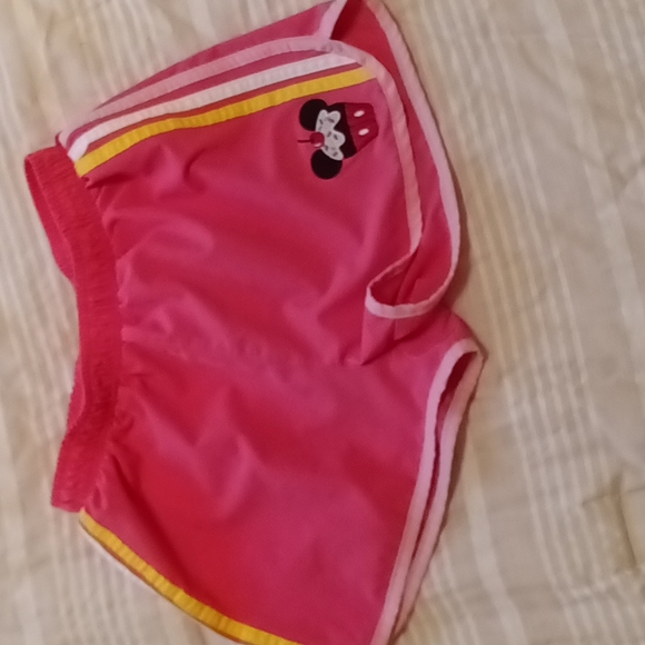 Disney - Girls Pink Minnie Mouse Swim Shorts. Size 11/12. - Picture 2 of 6